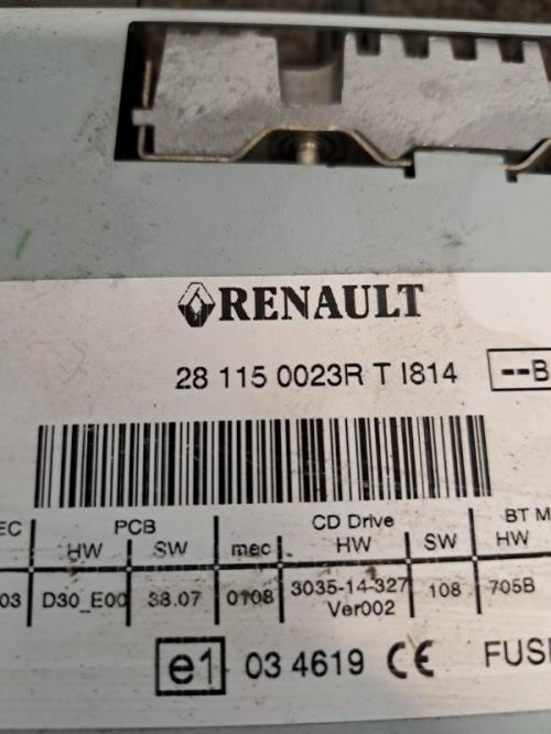 Image Autoradio d'origine - RENAULT MEGANE 3
