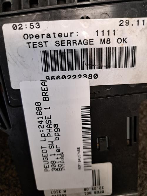 Image Boitier bpga - PEUGEOT 308 1 SW