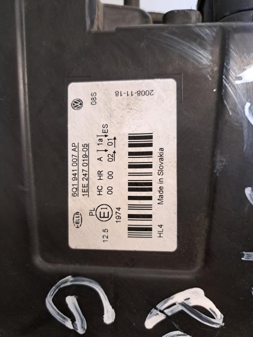 Image Optique avant principal gauche (feux)(phare) - VOLKSWAGEN POLO 4