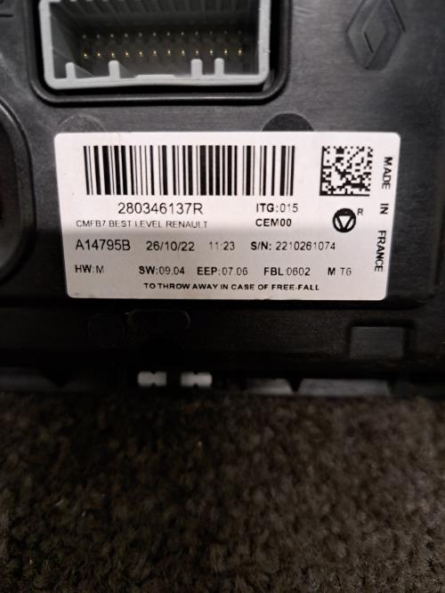 Image Ecran GPS - RENAULT CLIO 5