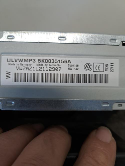 Image Autoradio d'origine - VOLKSWAGEN GOLF 6