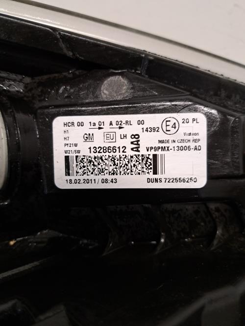 Image Optique avant principal gauche (feux)(phare) - OPEL MERIVA B