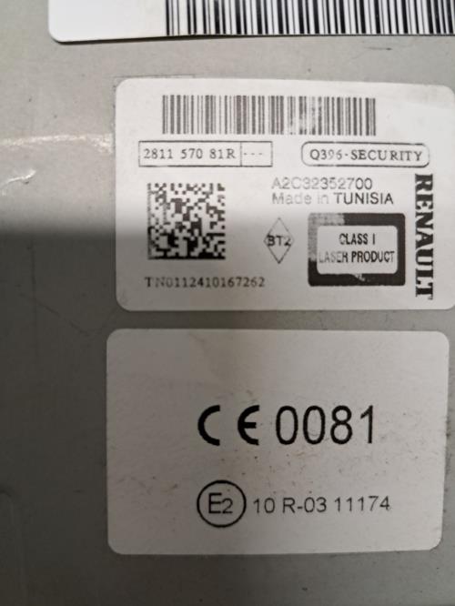 Image Autoradio d'origine - RENAULT MEGANE 3