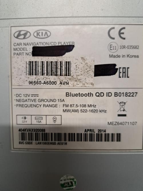 Image Ecran GPS - HYUNDAI I 30 2