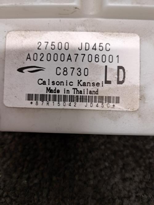 Image Commande chauffage - NISSAN QASHQAI 1