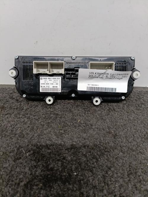 Image Commande chauffage - VOLKSWAGEN GOLF 6