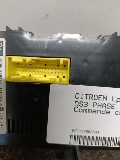 Image Commande chauffage - CITROEN DS3