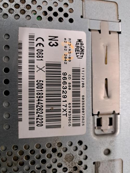 Image Autoradio d'origine - PEUGEOT 307