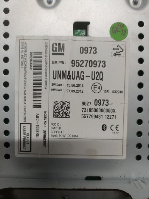 Image Autoradio d'origine - OPEL MOKKA 1