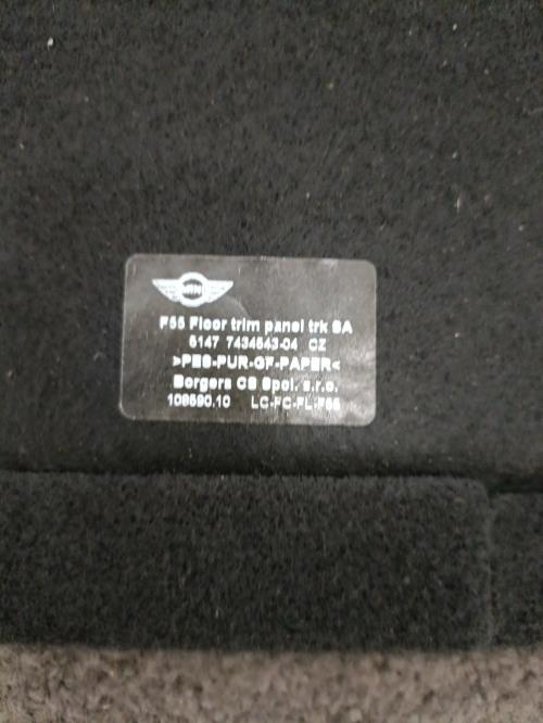 Image Tapis de coffre - MINI MINI 3 F55