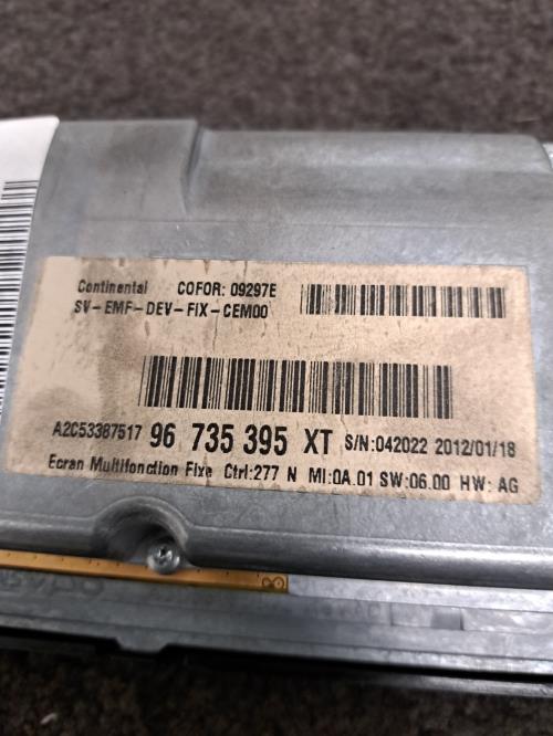Image Ecran GPS - PEUGEOT 207