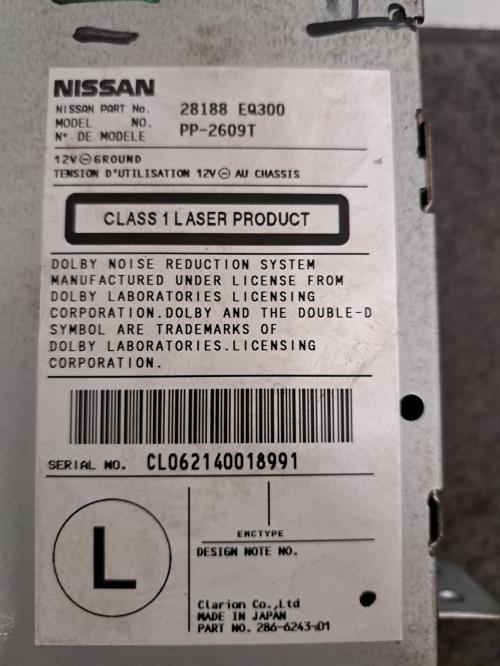 Image Autoradio d'origine - NISSAN X-TRAIL 1