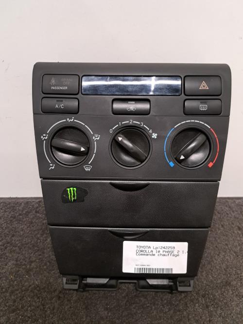 Image Commande chauffage - TOYOTA COROLLA 10