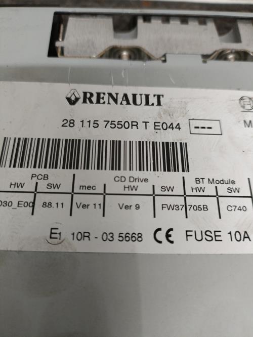 Image Autoradio d'origine - RENAULT GRAND SCENIC 3