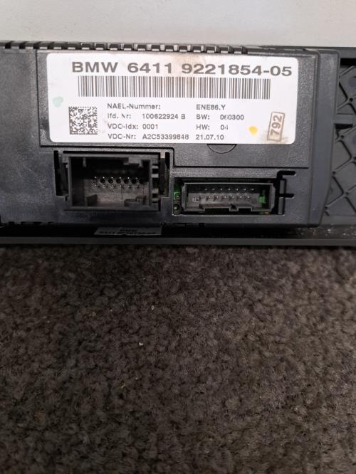 Image Commande chauffage - BMW SERIE 3 E92
