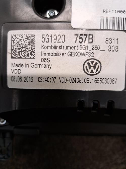 Image Compteur - VOLKSWAGEN GOLF 7