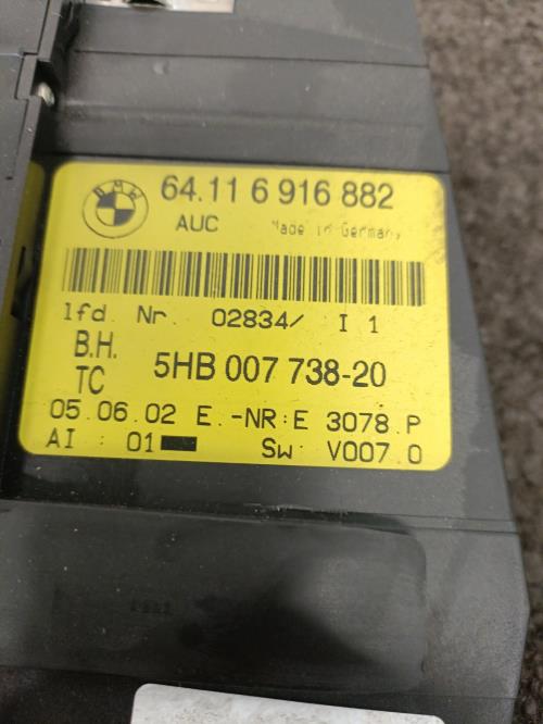 Image Commande chauffage - BMW SERIE 3 E46