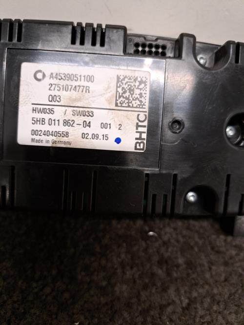 Image Commande chauffage - SMART FORTWO 3
