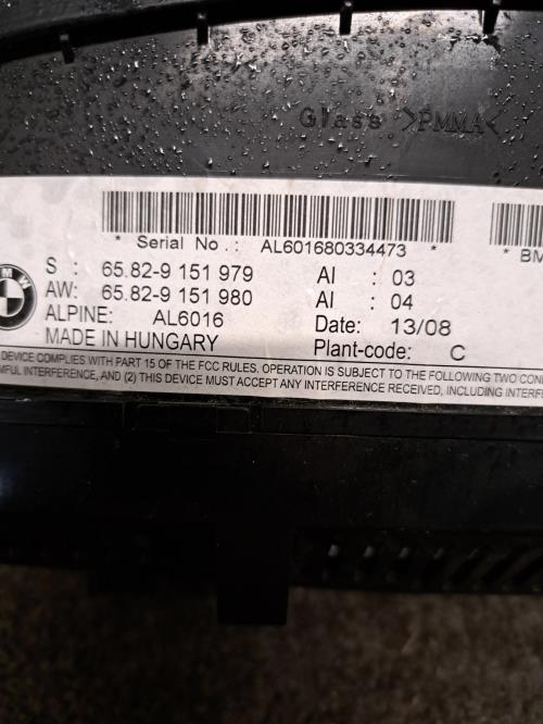 Image Ecran GPS - BMW SERIE 3 E90