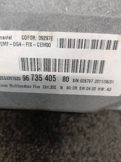 Image Ecran GPS - CITROEN C5 2