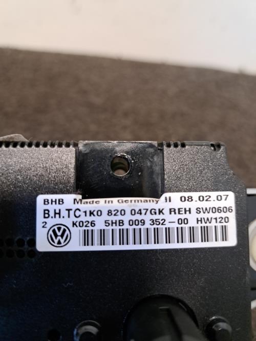 Image Commande chauffage - VOLKSWAGEN CADDY 3