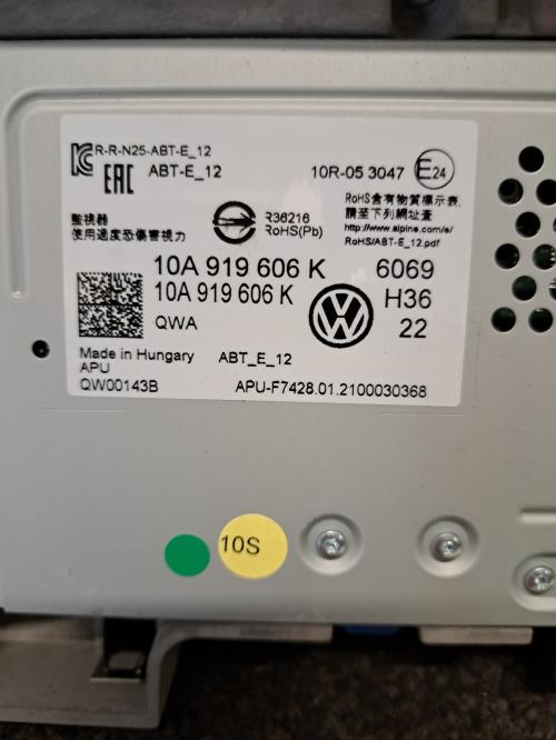 Image Ecran GPS - VOLKSWAGEN ID.4 PERFORMANCE
