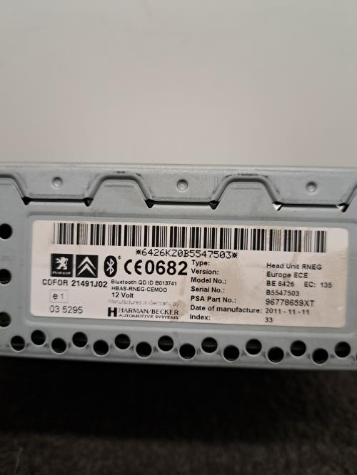 Image Autoradio d'origine - PEUGEOT 3008 1
