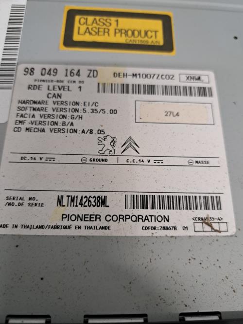 Image Autoradio d'origine - PEUGEOT 208 1