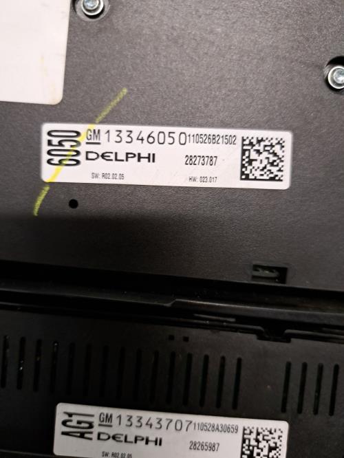 Image Commande chauffage - OPEL ASTRA J SPORTS