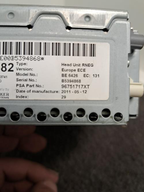 Image Autoradio d'origine - PEUGEOT 3008 1
