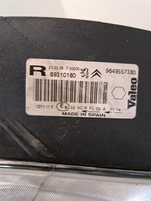 Image Optique avant principal droit (feux)(phare) - CITROEN XSARA PICASSO