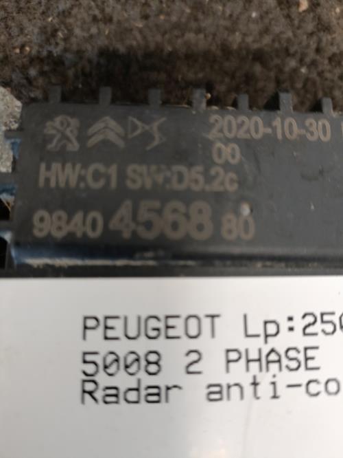 Image Radar anti-collision  - PEUGEOT 5008 2