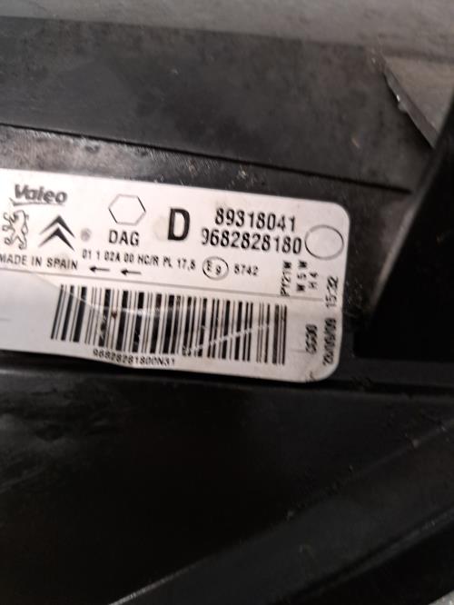 Image Optique avant principal droit (feux)(phare) - CITROEN BERLINGO 2