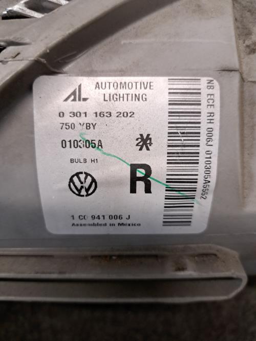 Image Optique avant principal droit (feux)(phare) - VOLKSWAGEN NEW BEETLE 1