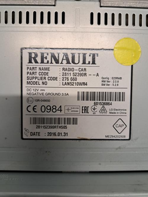Image Autoradio d'origine - RENAULT CLIO 4