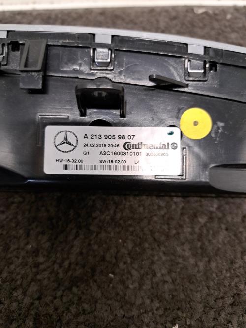 Image Commande chauffage - MERCEDES CLASSE E 213