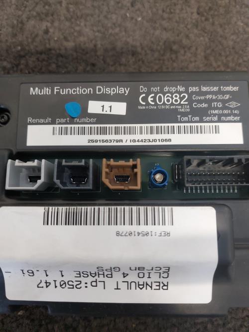 Image Ecran GPS - RENAULT CLIO 4