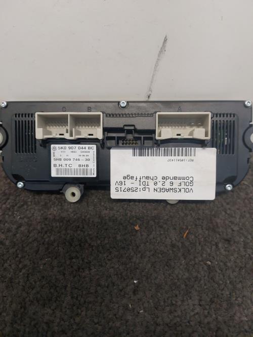 Image Commande chauffage - VOLKSWAGEN GOLF 6