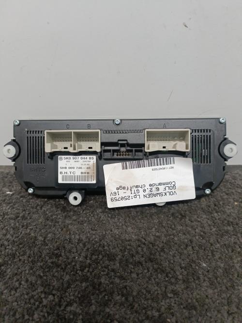 Image Commande chauffage - VOLKSWAGEN GOLF 6