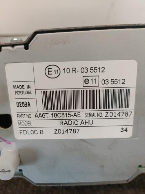 Image Autoradio d'origine - FORD FIESTA 6