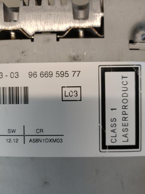 Image Autoradio d'origine - CITROEN C3 PICASSO