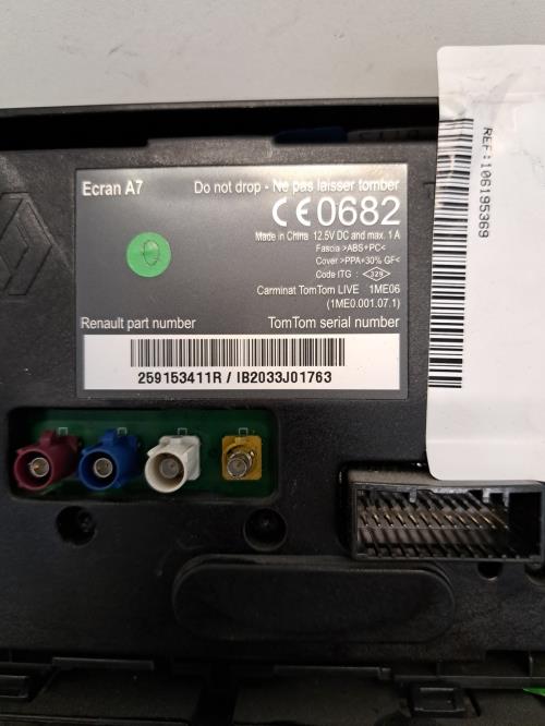 Image Ecran GPS - RENAULT MEGANE 3
