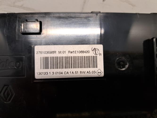 Image Commande chauffage - RENAULT MEGANE 3