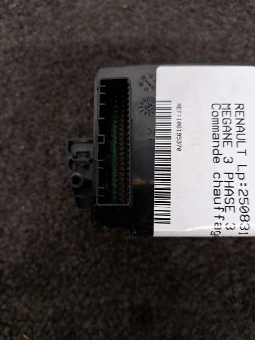 Image Commande chauffage - RENAULT MEGANE 3