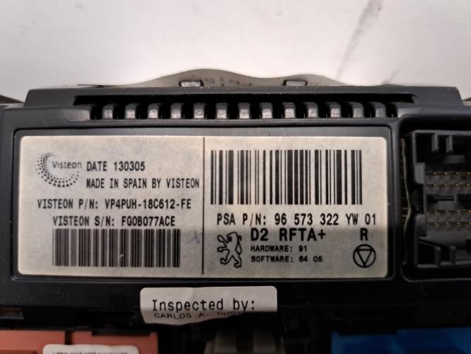 Image Commande chauffage - PEUGEOT 407
