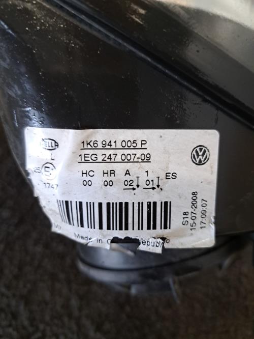 Image Optique avant principal gauche (feux)(phare) - VOLKSWAGEN GOLF 5