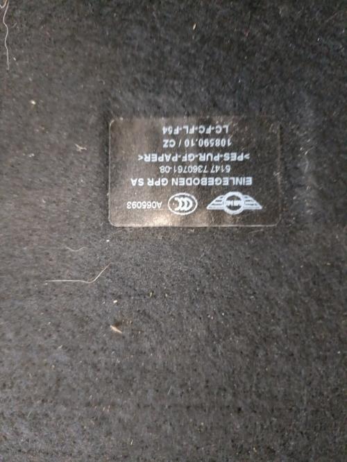 Image Tapis de coffre - MINI MINI 3 F54