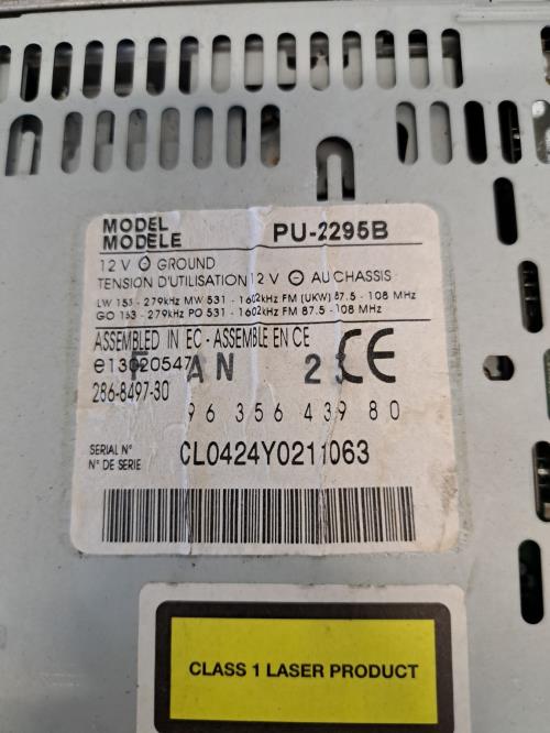 Image Autoradio d'origine - CITROEN C5 1