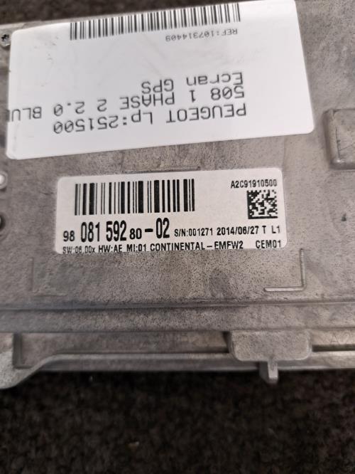 Image Ecran GPS - PEUGEOT 508 1