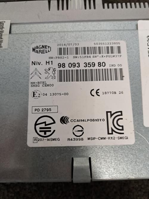 Image Autoradio d'origine - PEUGEOT 508 1
